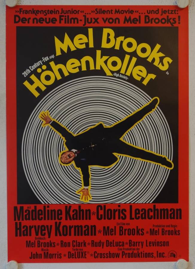 High Anxiety original release german movie poster